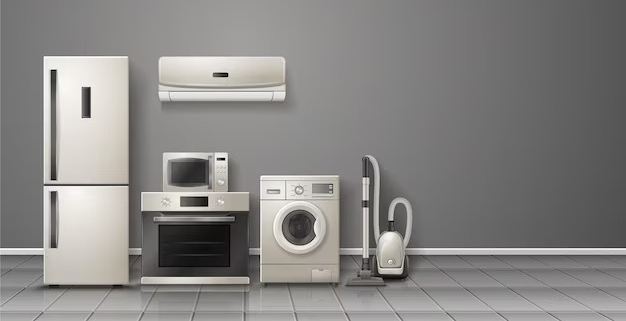 household-appliances-realistic-composition